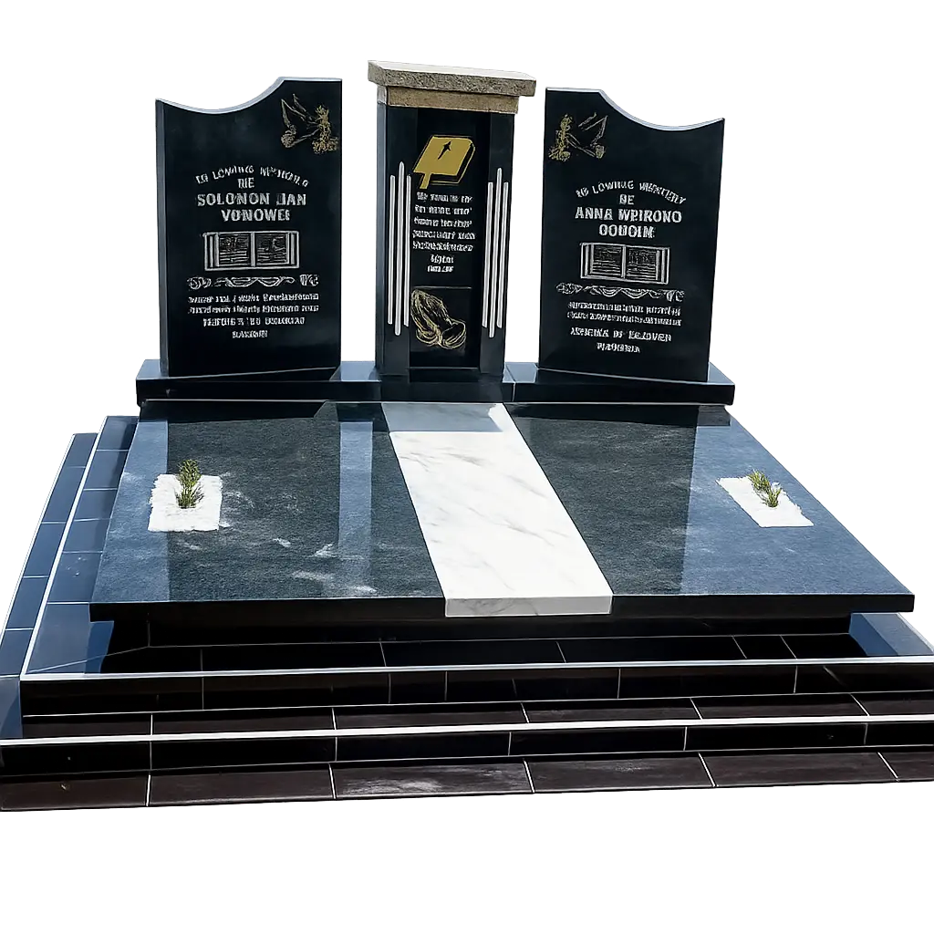 LifeStone Double 30 granite tombstone design